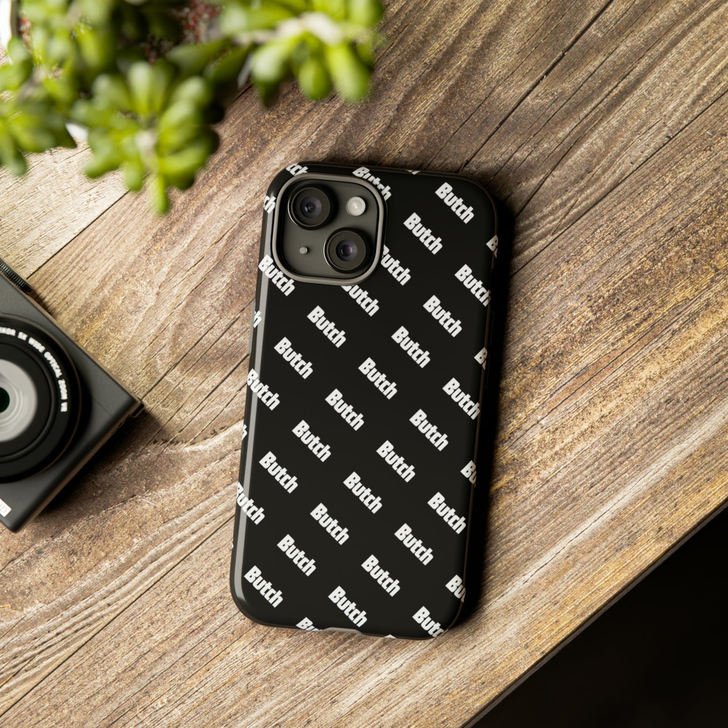 The Black Pattern Tough Case for iPhone, Samsung, Google