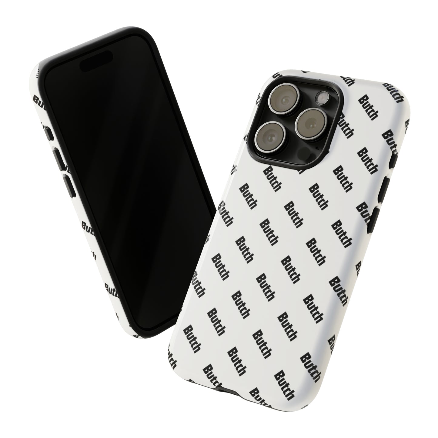 The White Pattern Tough Case for iPhone, Samsung, Google