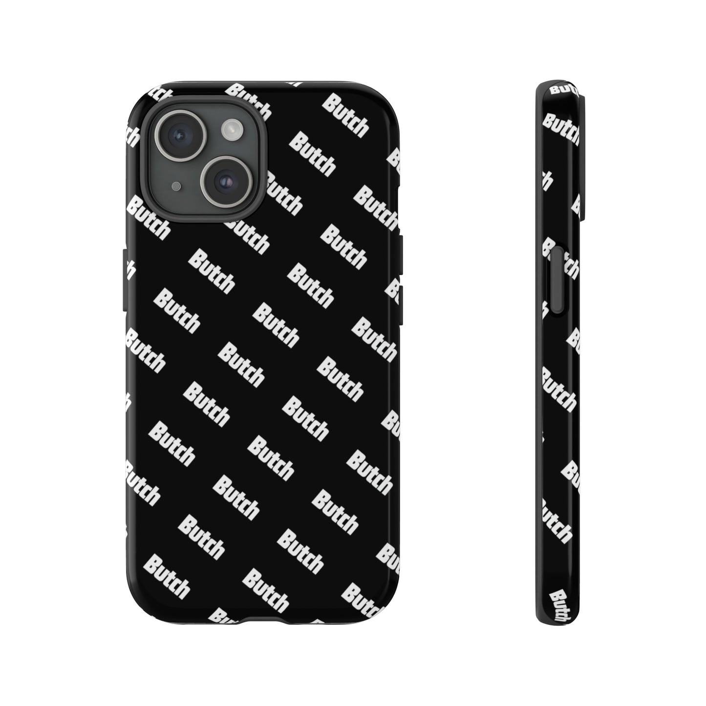 The Black Pattern Tough Case for iPhone, Samsung, Google