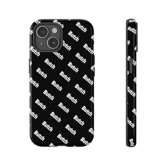 The Black Pattern Tough Case for iPhone, Samsung, Google