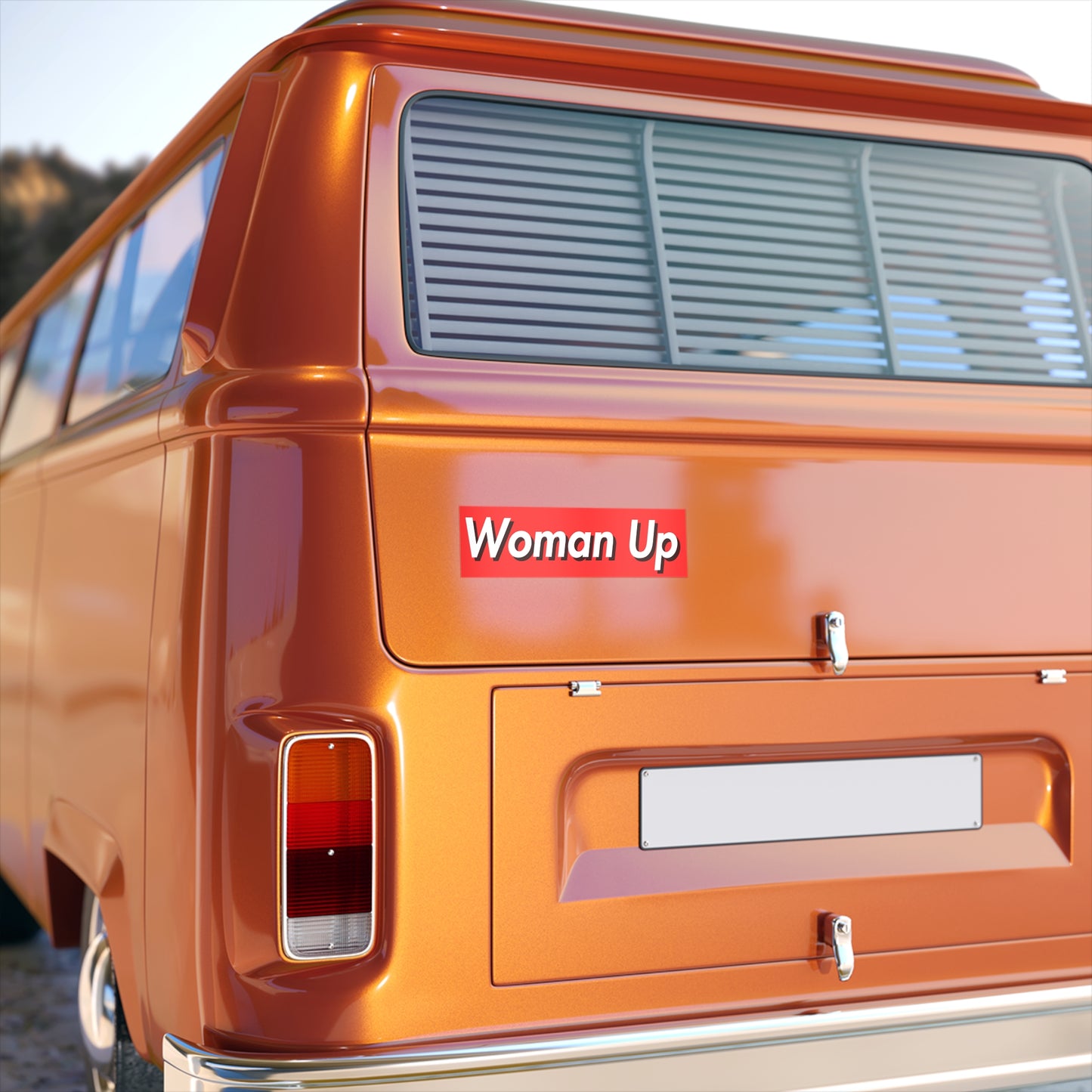 The Woman Up Bumper Sticker