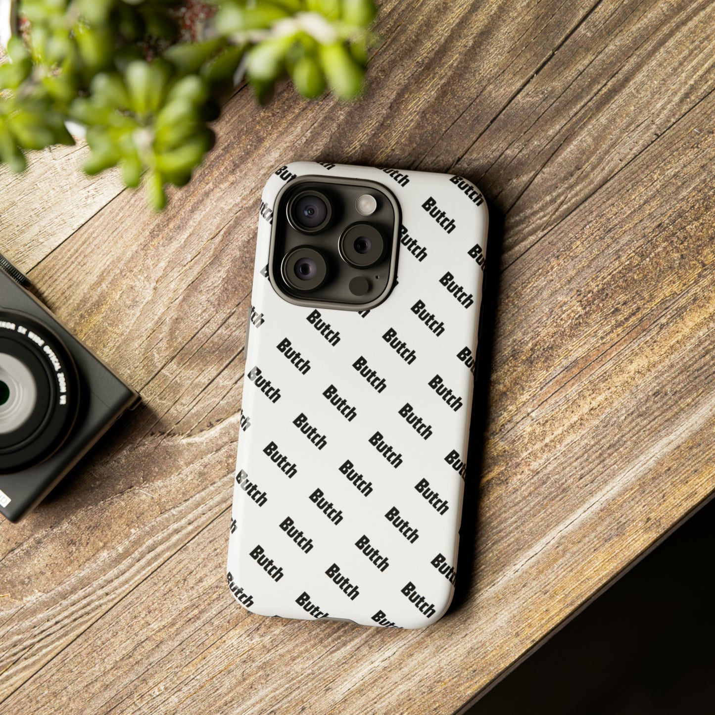 The White Pattern Tough Case for iPhone, Samsung, Google