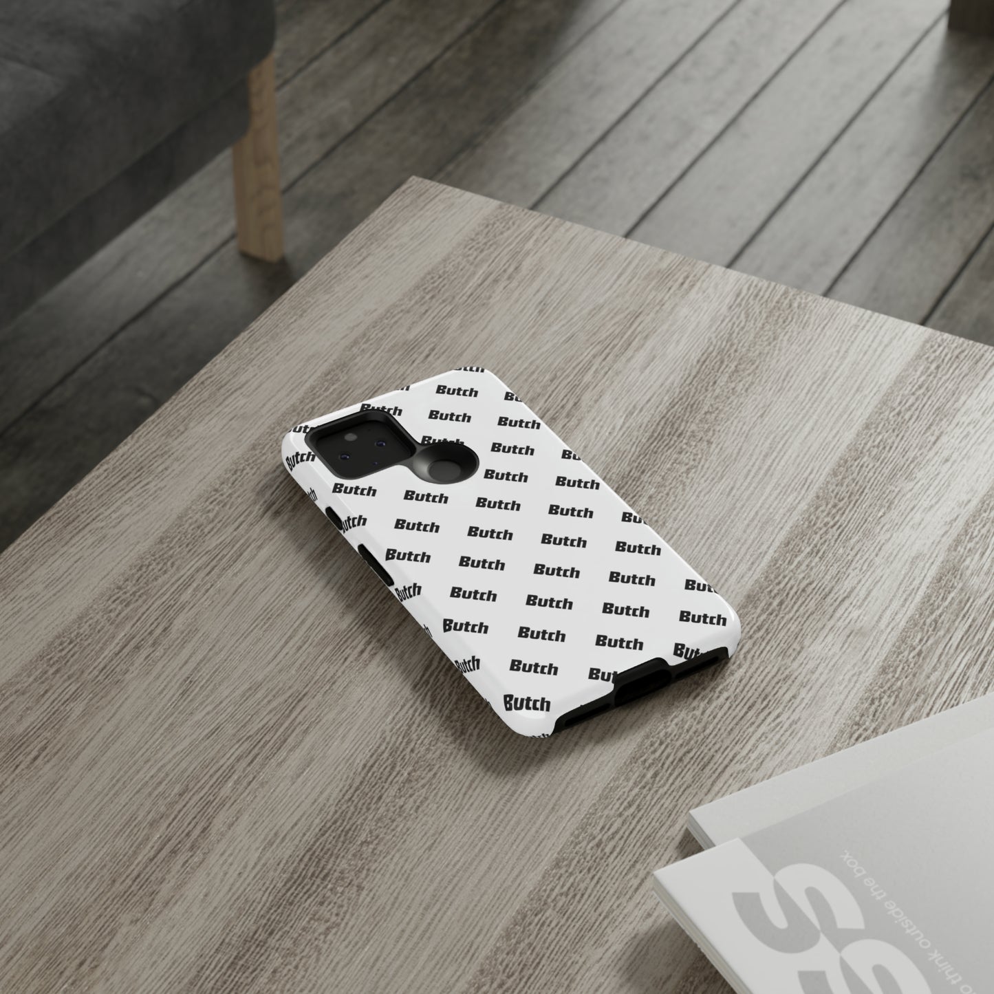 The White Pattern Tough Case for iPhone, Samsung, Google