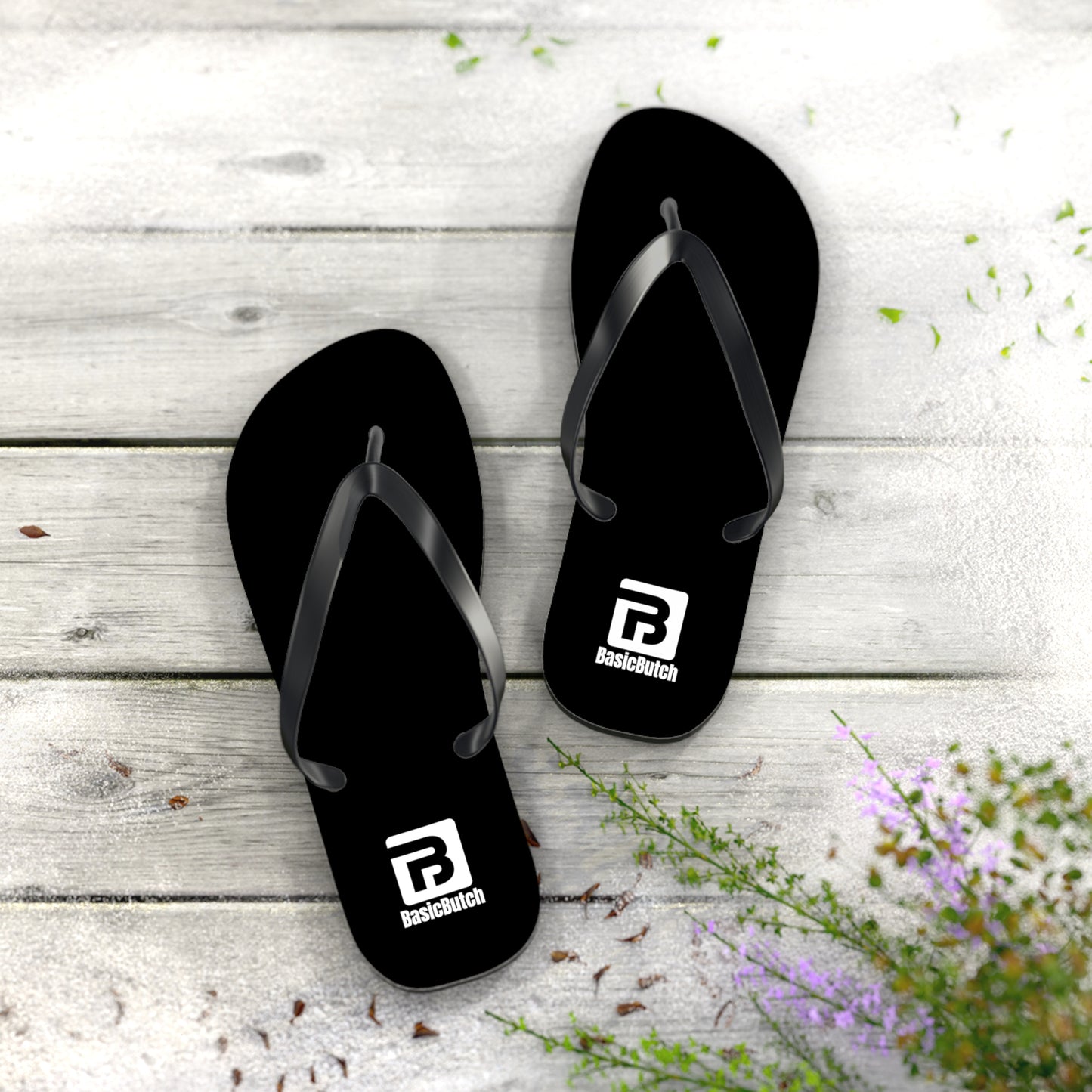 The Logo Flip Flops