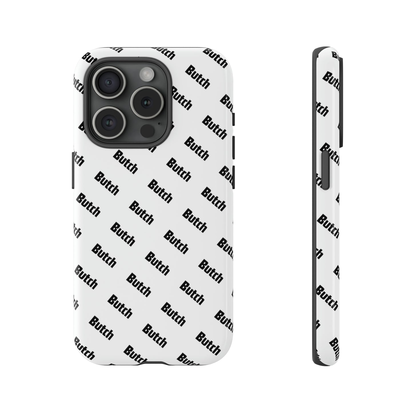 The White Pattern Tough Case for iPhone, Samsung, Google