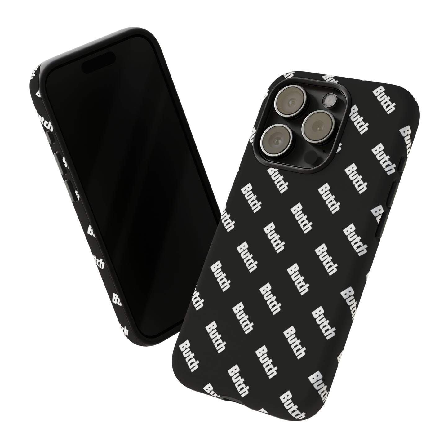 The Black Pattern Tough Case for iPhone, Samsung, Google