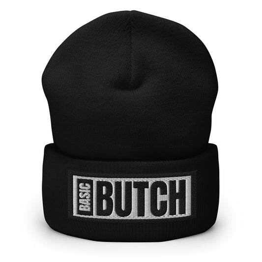 The Basic Butch Embroidered Cuffed Beanie