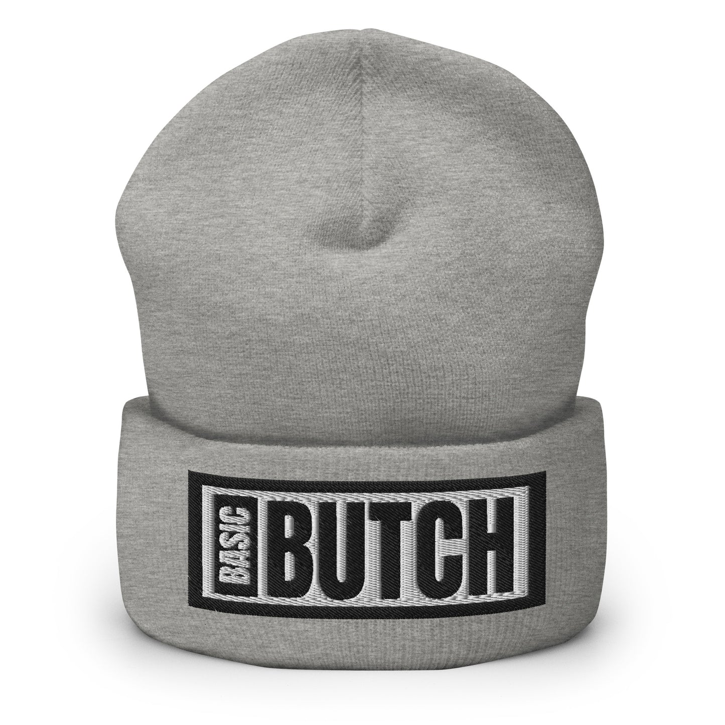 The Basic Butch Embroidered Cuffed Beanie