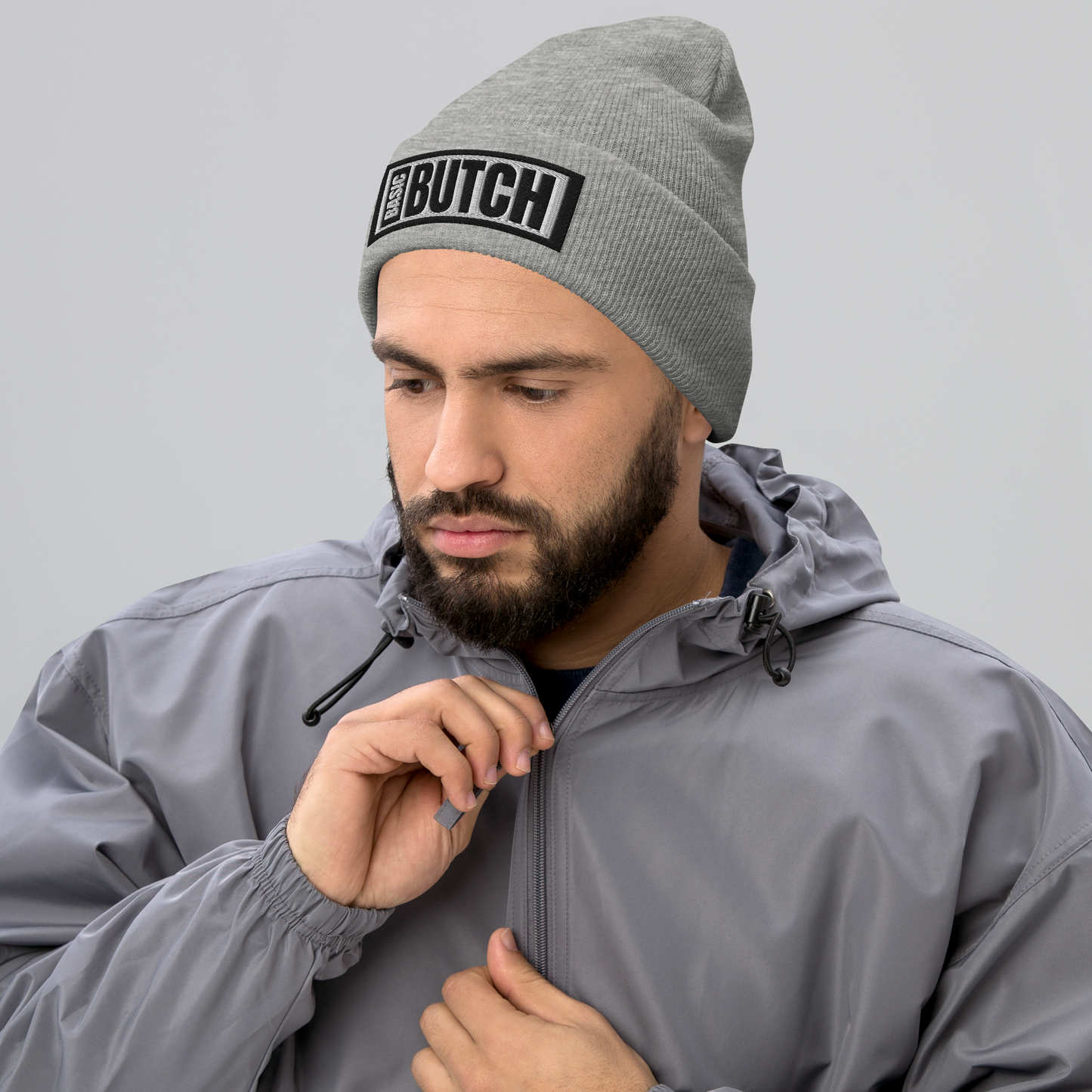 The Basic Butch Embroidered Cuffed Beanie